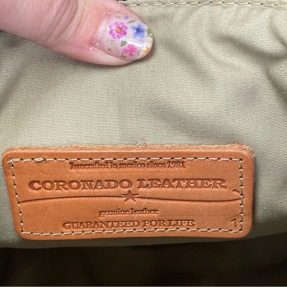 Coronado Brown Leather American Hobo Concealed Carry CCW Purse Shoulder Bag - Picture 9 of 14